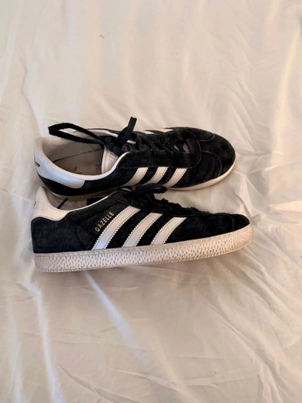 adidas Gazelle Black & White Sneakers
